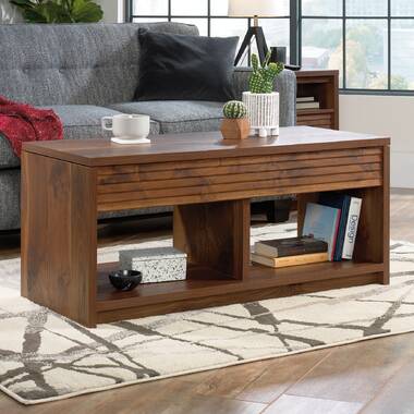 Small table deals with storage underneath